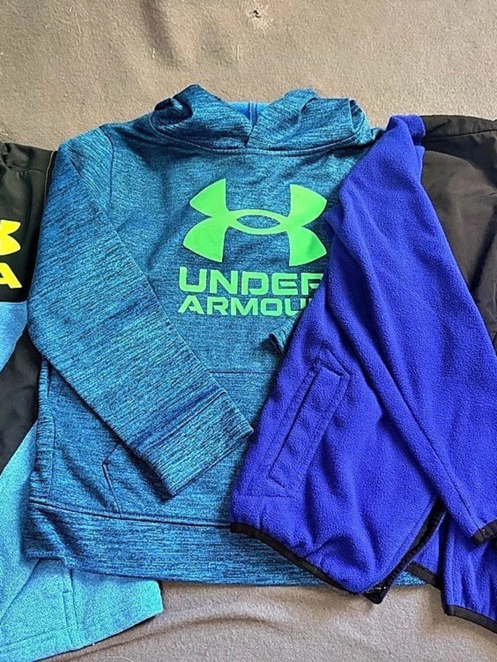 Under Armour Boys Size 7 Youth Small Blue Athletic 3-Piece Set